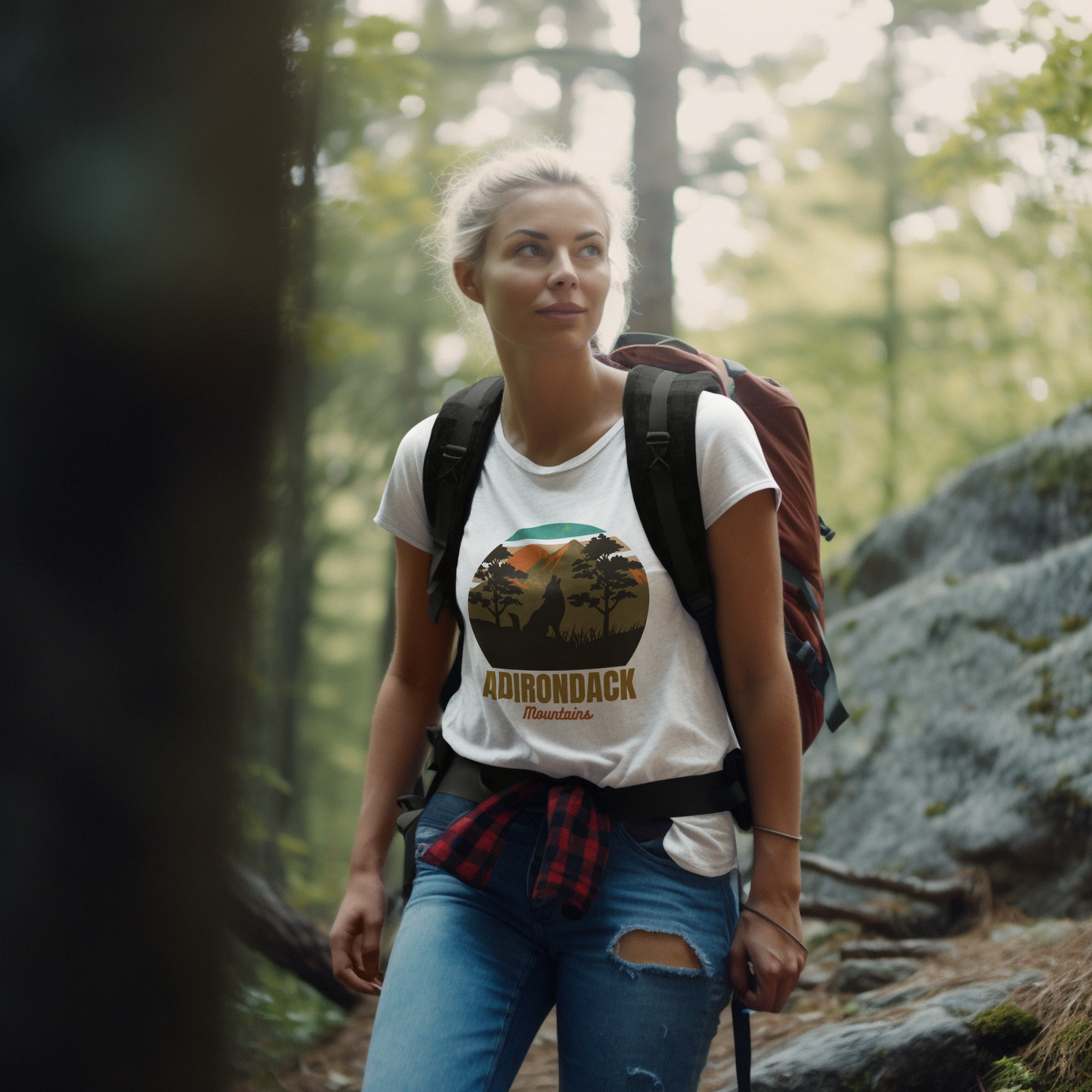 Adirondack Mountains Crewneck T-shirt